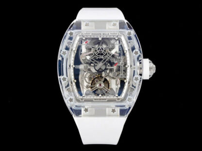 Richard Mille RM 56-01 White Rubber Strap | UK Replica - 1:1 best edition replica watches store, high quality fake watches